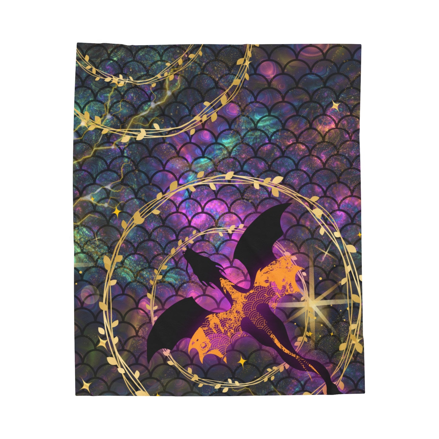 Fourth Wing inspired Blanket Bookish Gift for Her | Andarna Bookish Fleece Throw Blanket | Onyx Storm Inspired | Bookstagram Merch