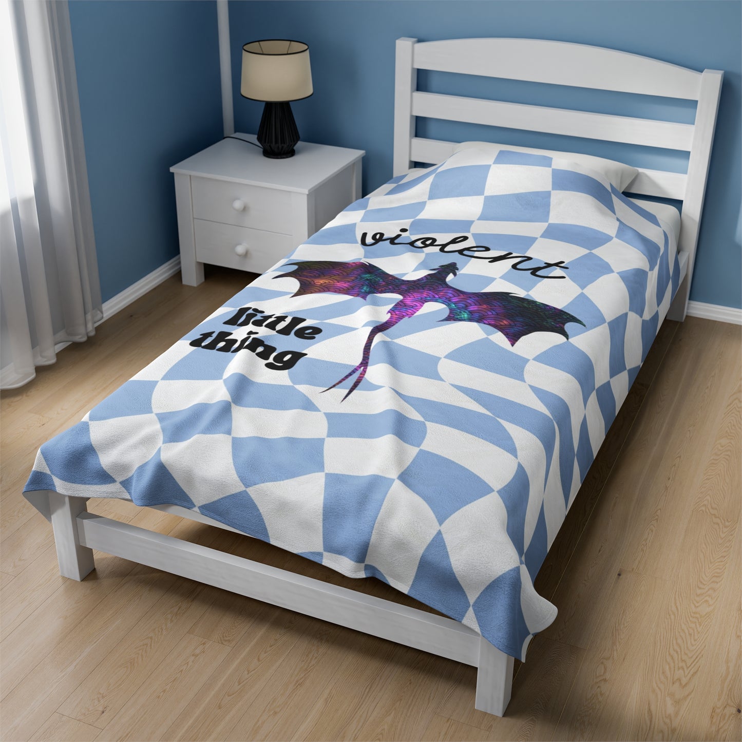 Violent Little Thing Velveteen Plush Dragon Blanket