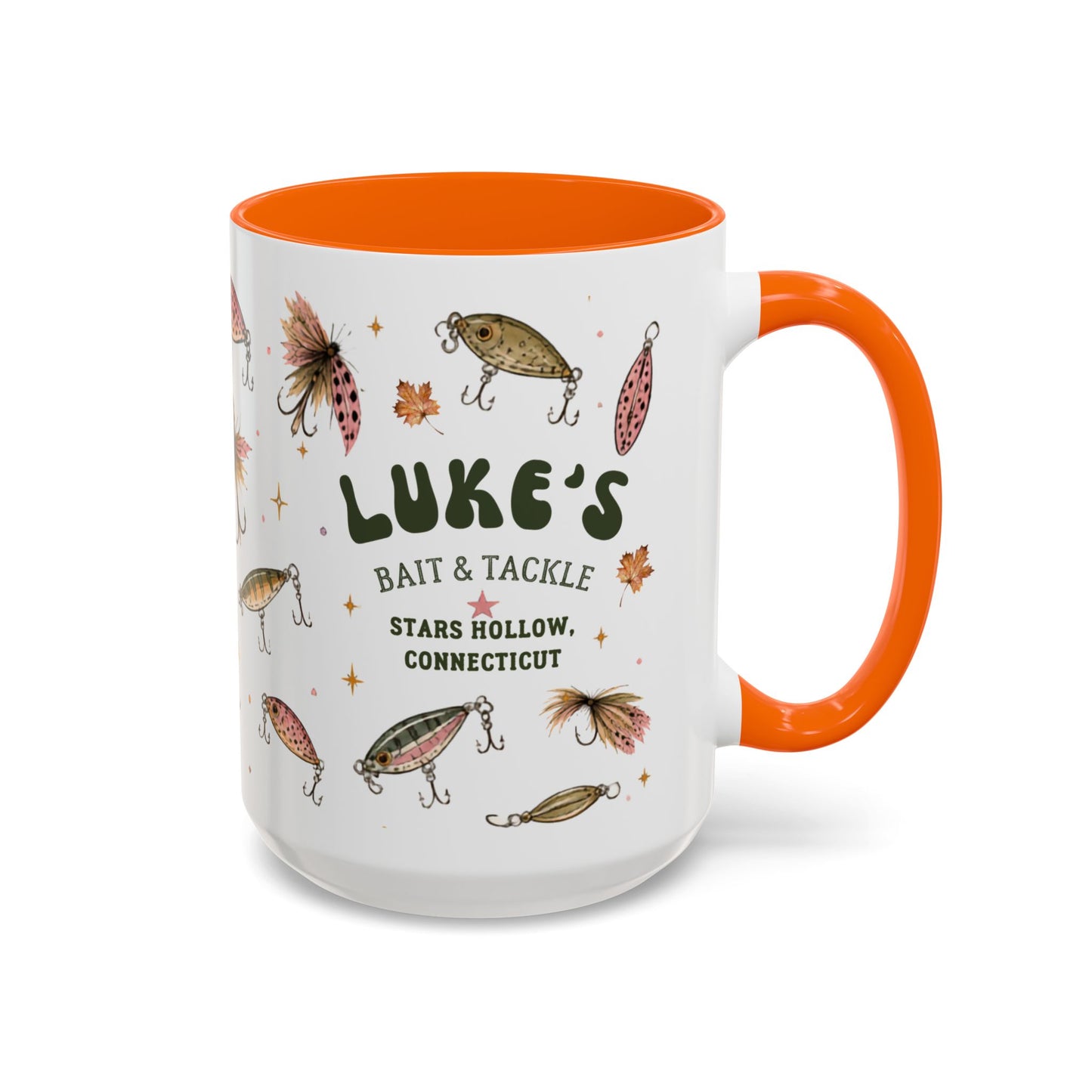 Luke’s Bait & Tackle Fishing Mugs – Vintage Lure Coffee Cup (11/15oz)