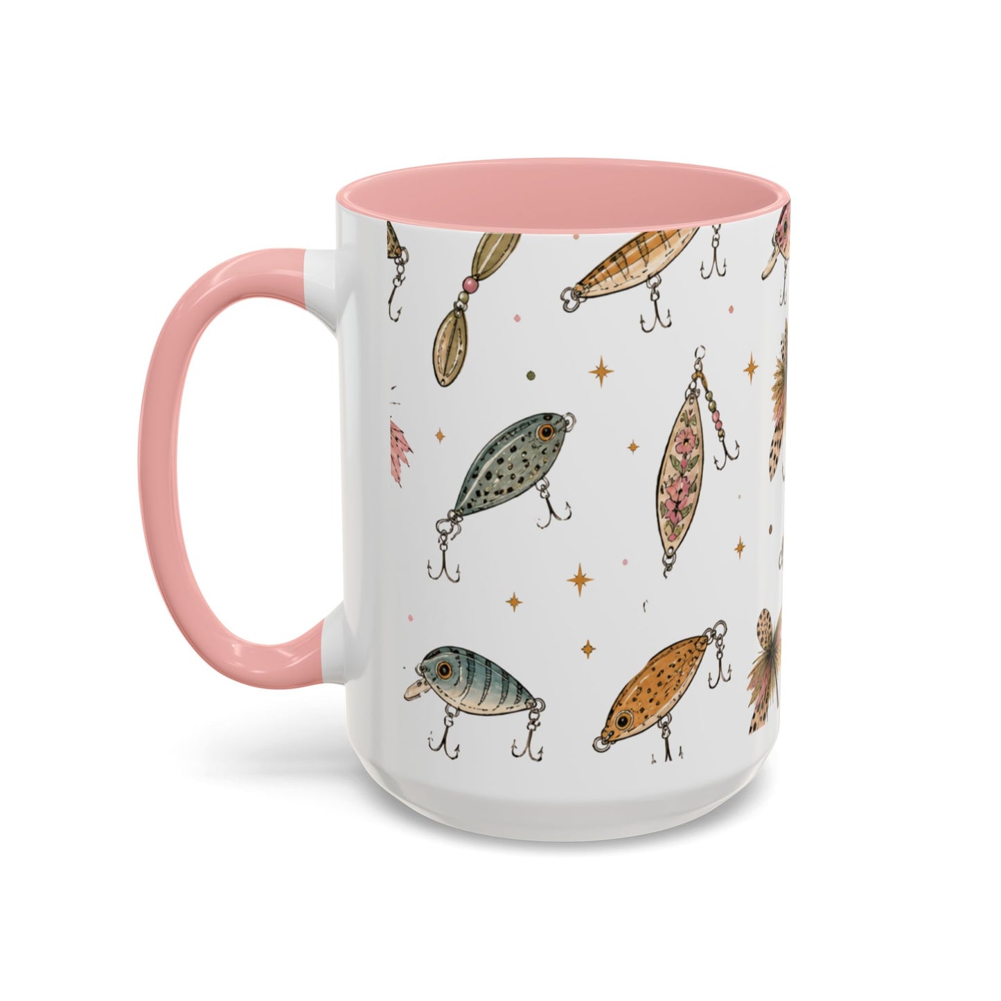 Luke’s Bait & Tackle Fishing Mug – Vintage Lure Coffee Cup (11/15oz)