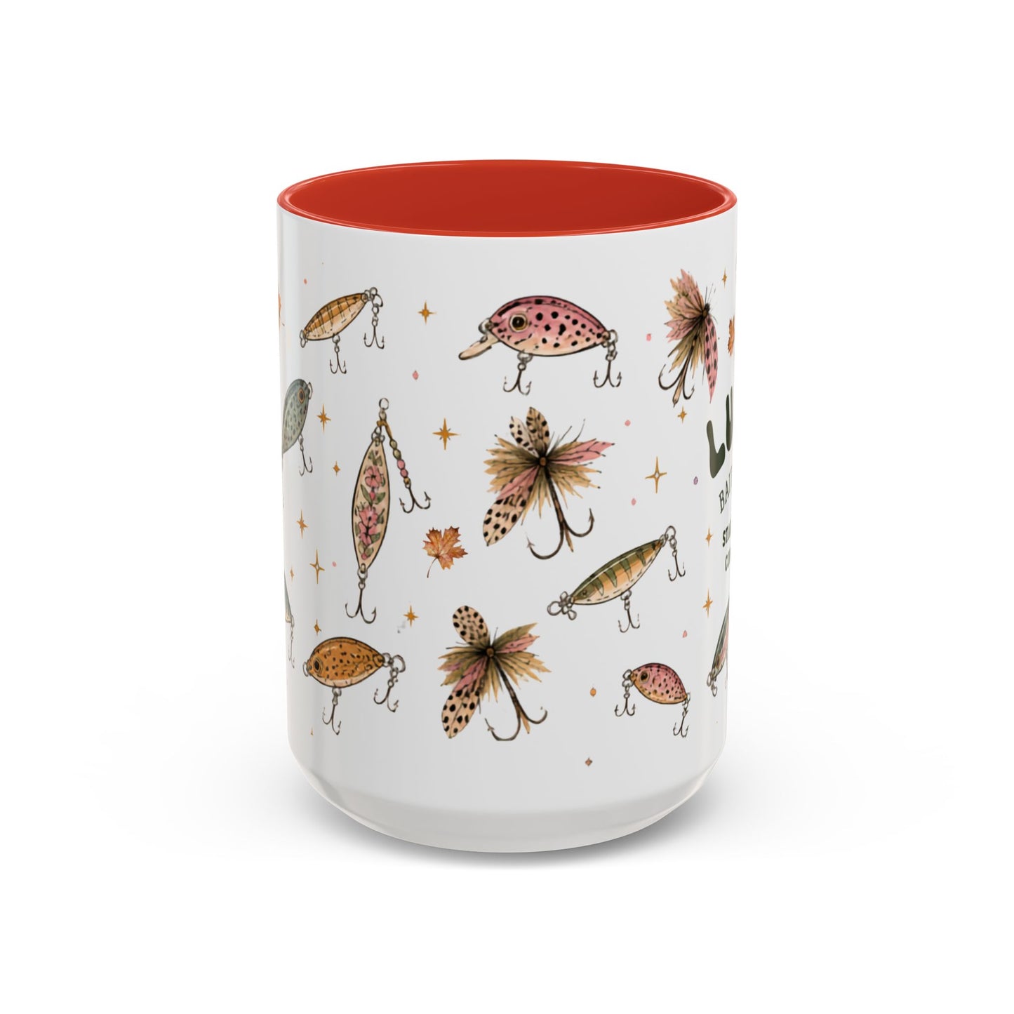 Luke’s Bait & Tackle Fishing Mugs – Vintage Lure Coffee Cup (11/15oz)