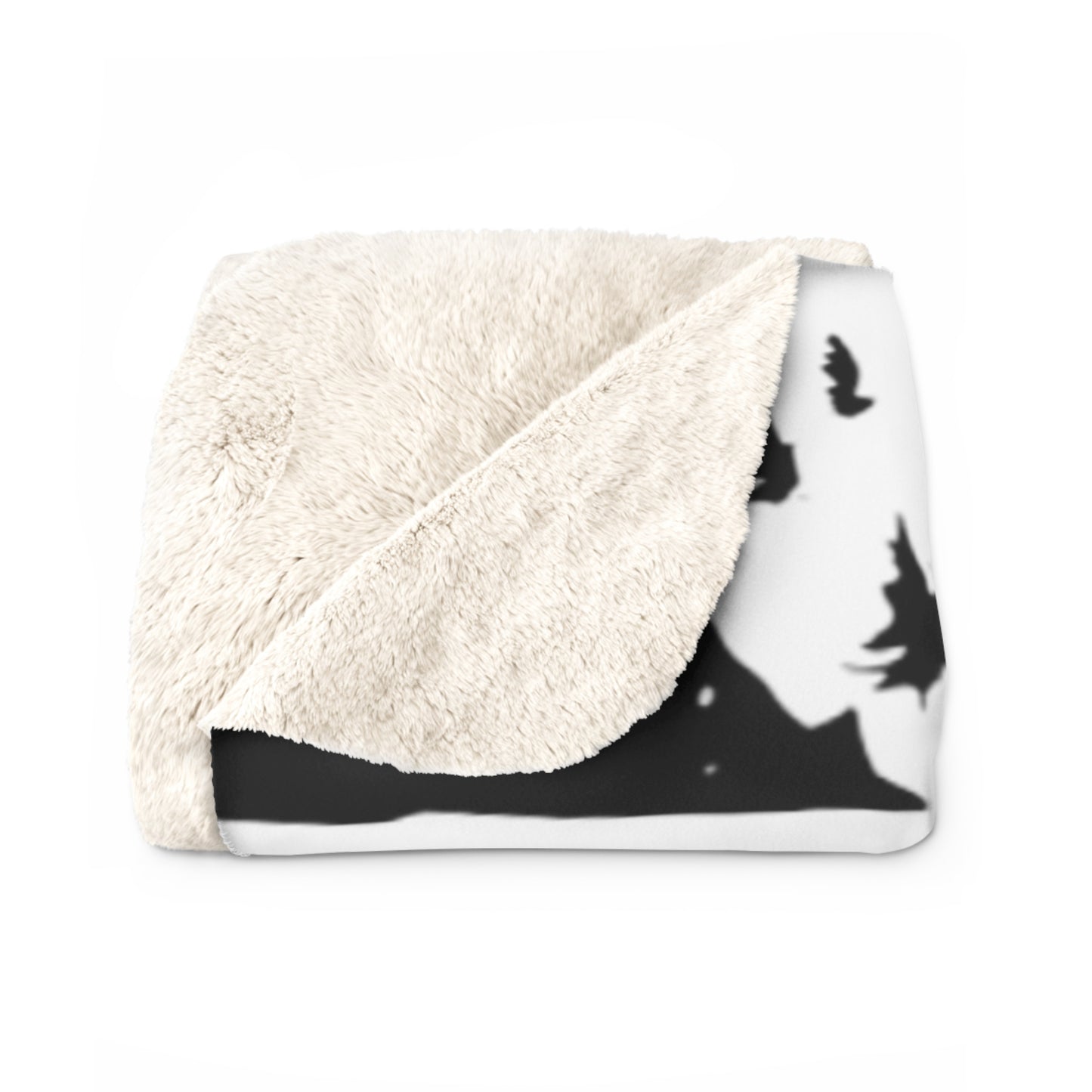 Cozy Acotar Sherpa Fleece Blanket, Crib Blanket Baby Shower Gift for Reader Romantasy Home Decor Celestial Bedding, Soft Plush Throw, Warm