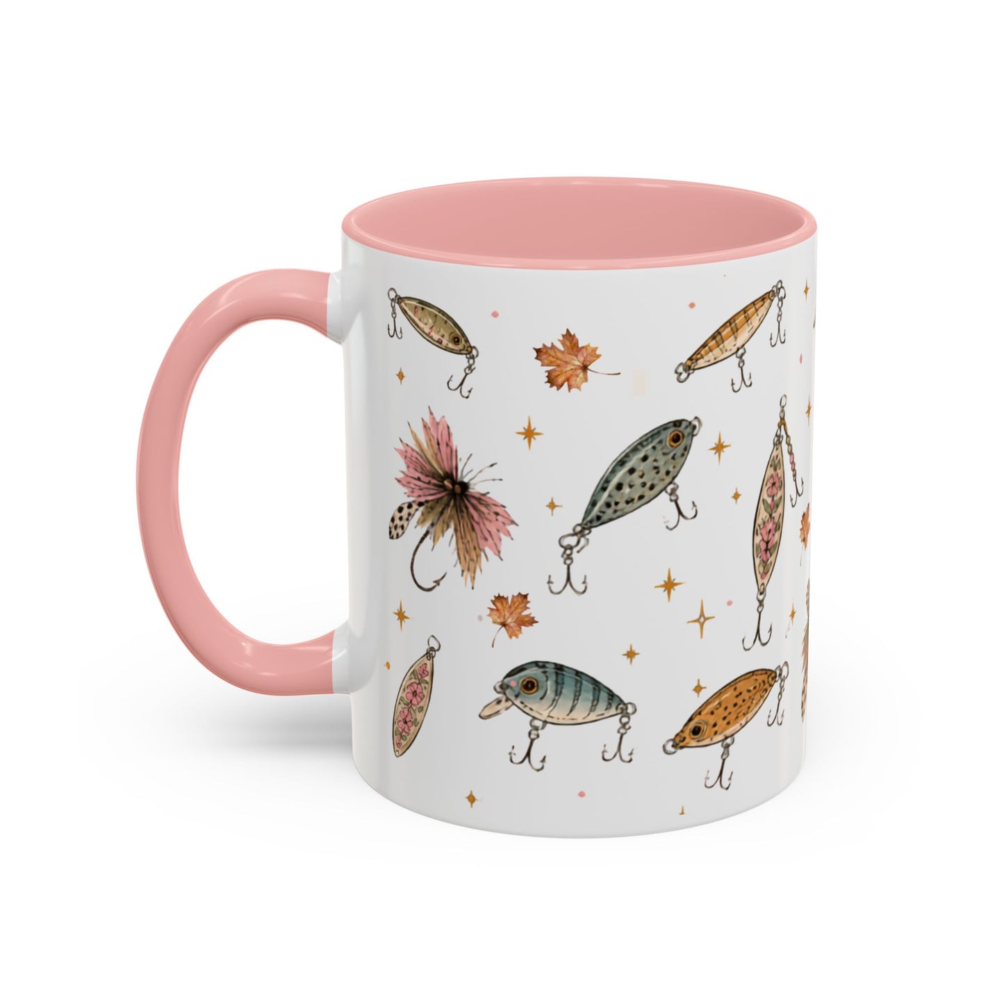 Fishing Lures Coffee Mug — "Luke’s Bait & Tackle" Accent Mug (11/15oz)