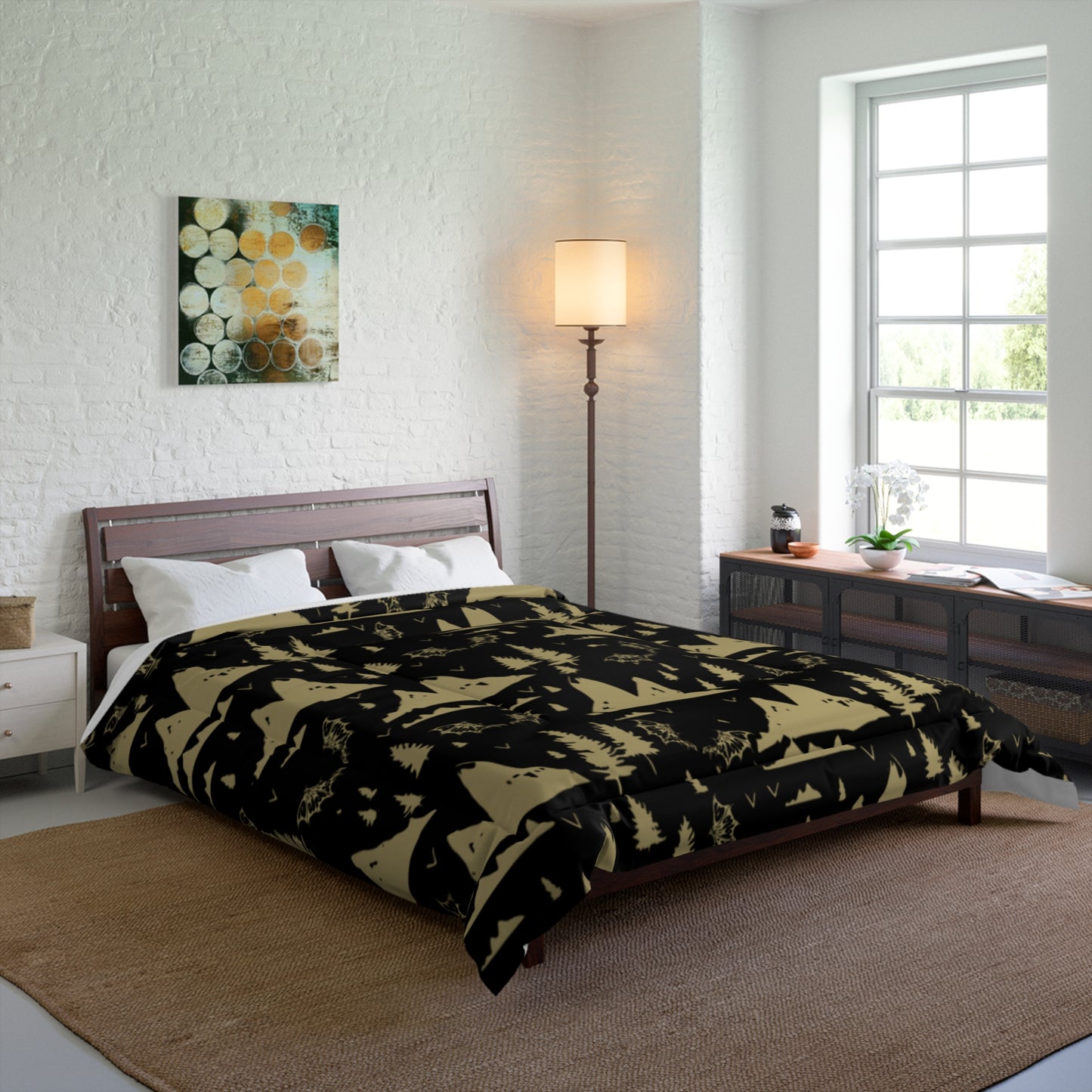 Celestial Comforter - Night Sky Bedding for Cozy Nights, Starry Queen Quilt, A Court of Thorns and Roses Blanket, Celestial Bedroom Decor,
