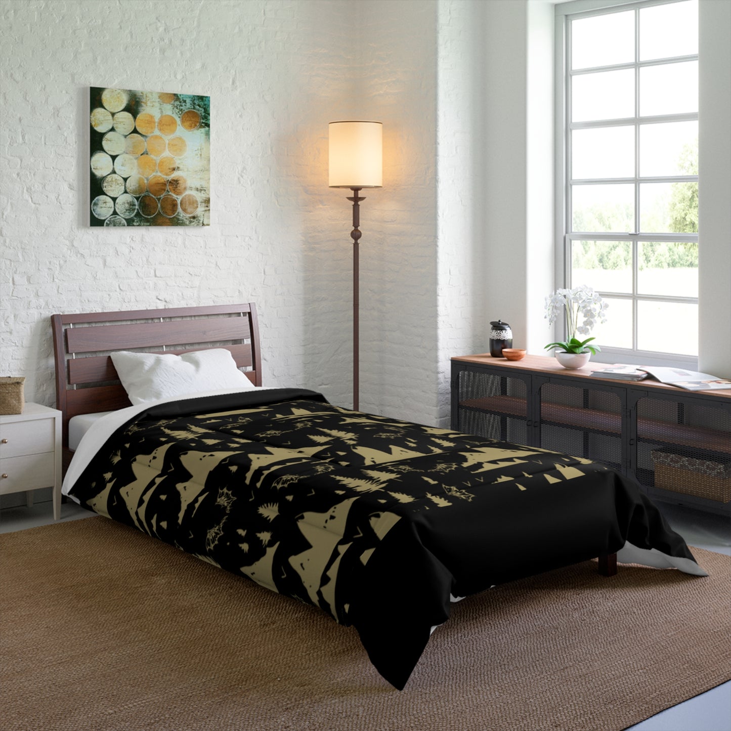 Celestial Comforter - Night Sky Bedding for Cozy Nights, Starry Queen Quilt, A Court of Thorns and Roses Blanket, Celestial Bedroom Decor,