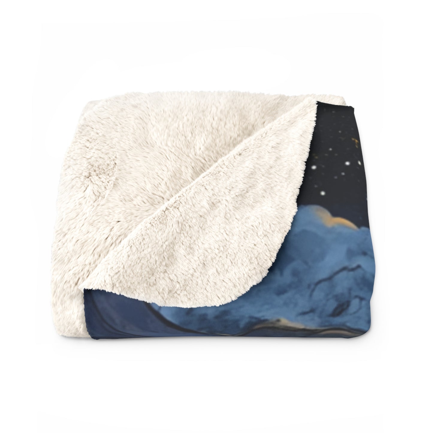 Sherpa Fleece Blanket, Cute Acotar Baby Blanket, Kids Halloween Blanket, Outdoorsy Mountain Bats, Celestial Moons, Boys Blue Fleece, Hygge