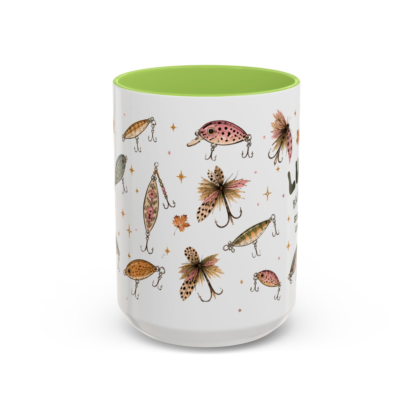 Luke’s Bait & Tackle Fishing Mugs – Vintage Lure Coffee Cup (11/15oz)