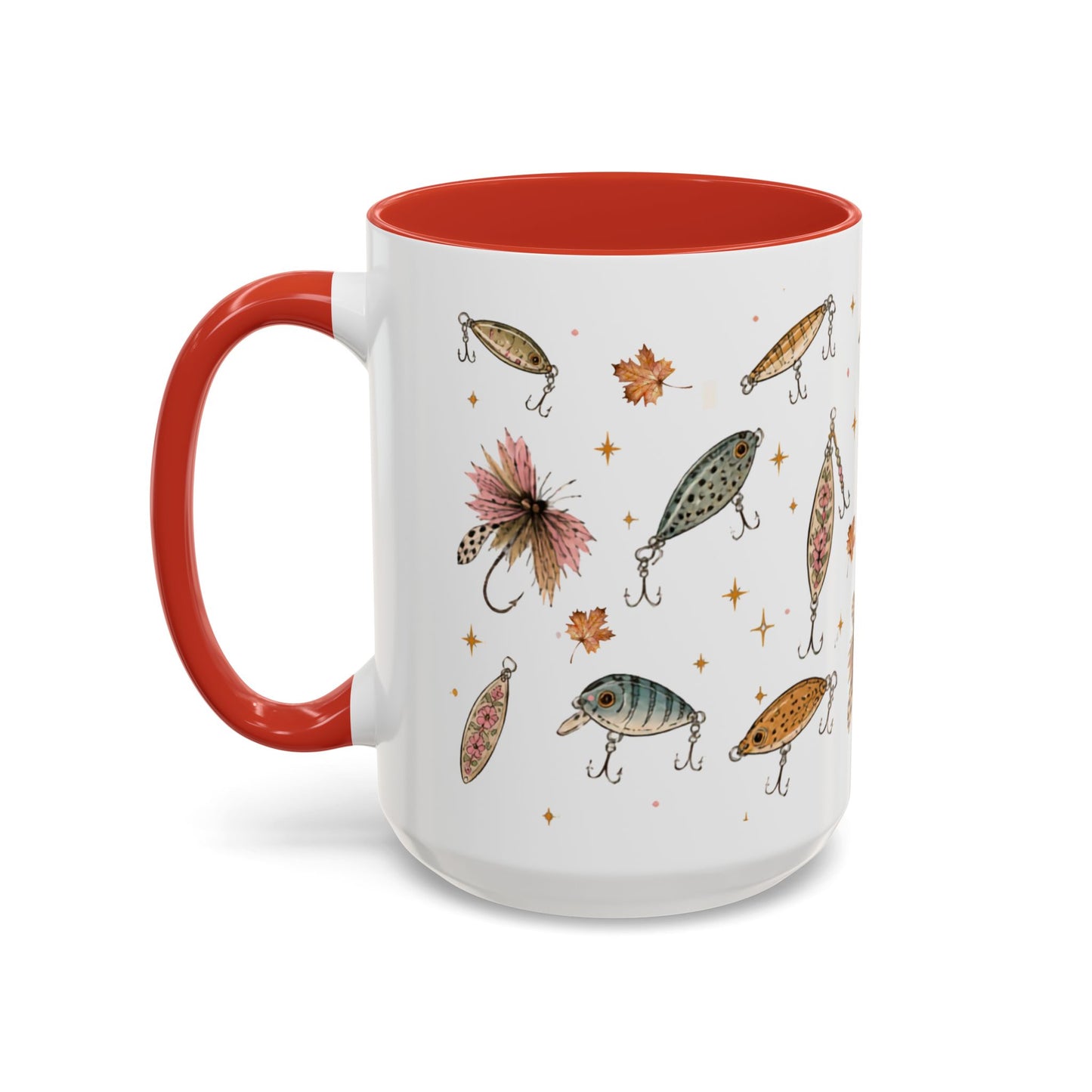 Luke’s Bait & Tackle Fishing Mugs – Vintage Lure Coffee Cup (11/15oz)