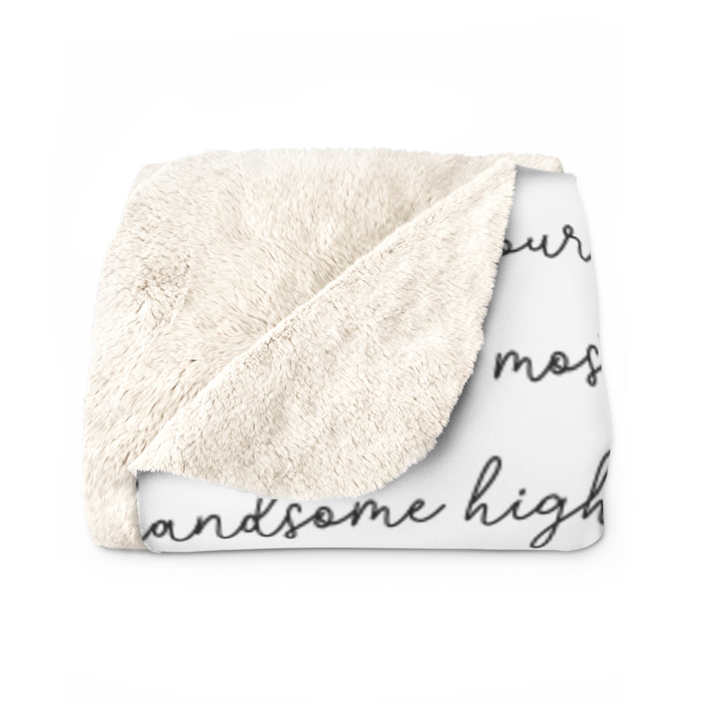 Rhysand is the Most Handsome High Lord Acotar Throw Blanket Acotar Nursery Bedding Crib Swaddle Baby Gift New Mom Reader