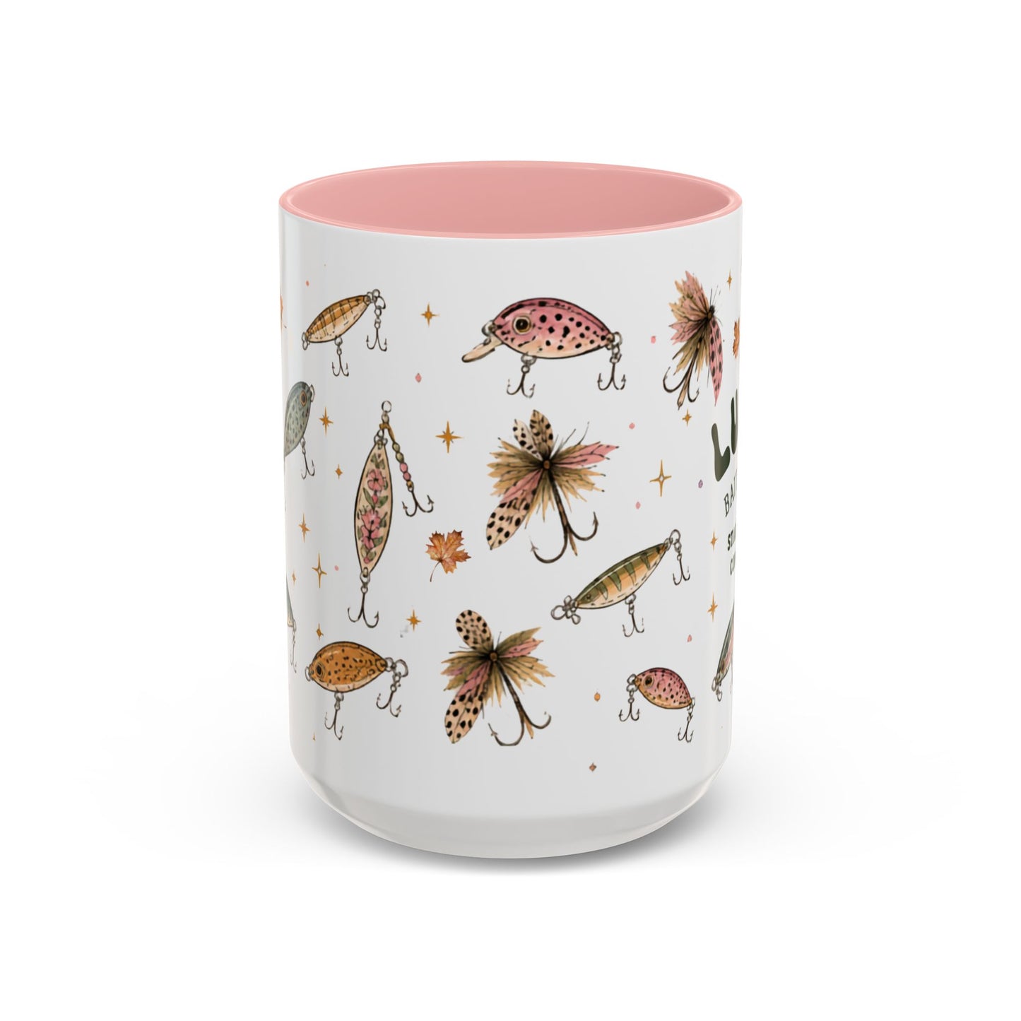 Luke’s Bait & Tackle Fishing Mugs – Vintage Lure Coffee Cup (11/15oz)