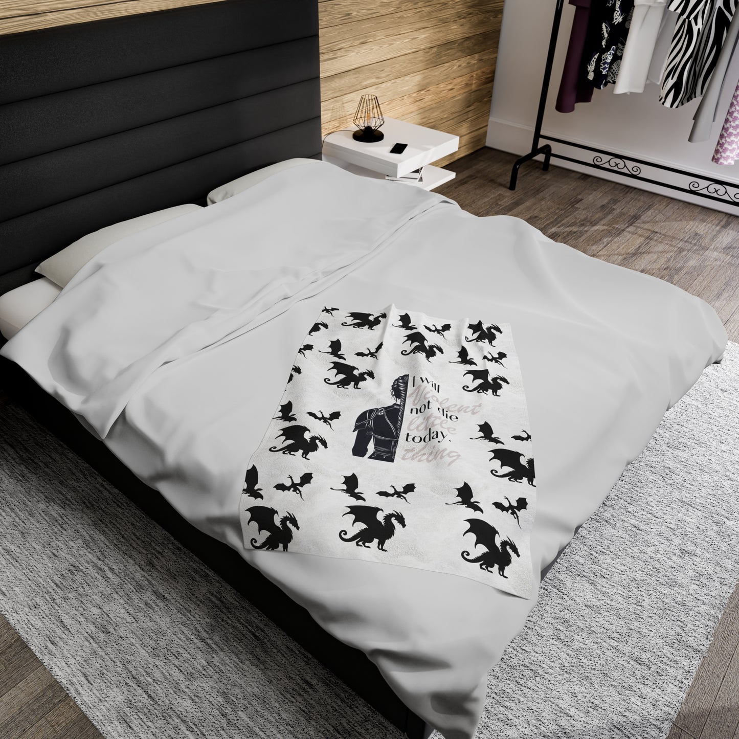 Fourth Wing Inspired Blanket Fourth Wing Gift for Her | Checkerboard Bookish Fleece Throw Blanket | Iron Flame Gifts | Bookstagram Merch