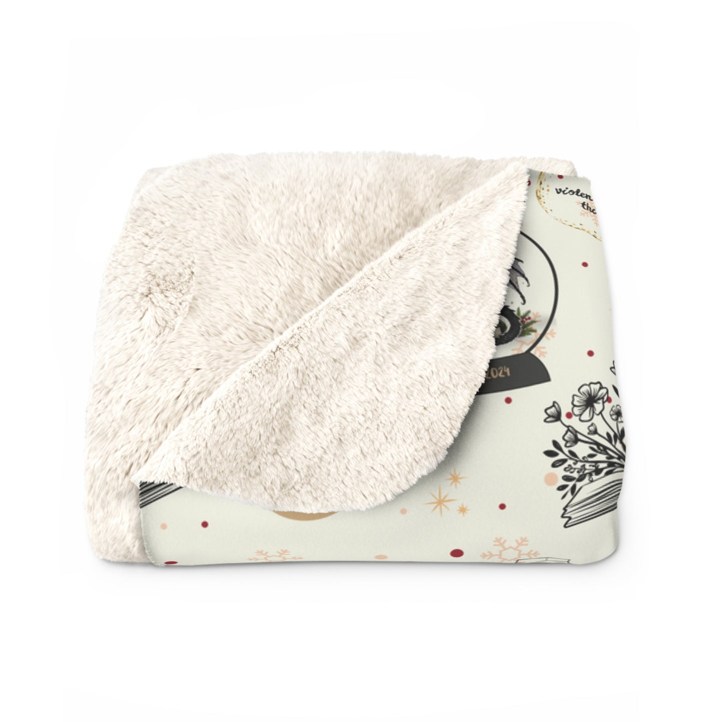 Fourth Wing Blanket, Sherpa Fleece Blanket, Fourth Wing Gift for her, Daughter who Reads, Wife who Reads Romantasy