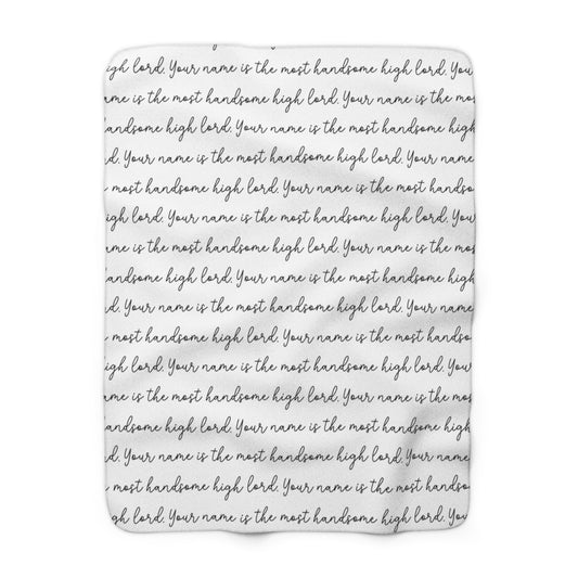 Rhysand is the Most Handsome High Lord Acotar Throw Blanket Acotar Nursery Bedding Crib Swaddle Baby Gift New Mom Reader