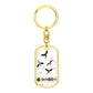 The Fourth Wing Fantasy Gift, 4th Wing Keychain & Sound Ambiance w Spotify Code, Reading Playlist, Gift for Readers