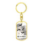 Personalized Couples Keychain for Boyfriend, Custom Photo Keychain, Spotify Music Code, Sentimental Gifts for Girlfriend, Engraved Keychain