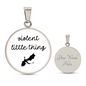 Violent Little Thing Necklace Fourth Wing Inspired Jewelry Onyx Storm Inspired Necklace Bookish Merch