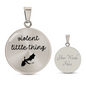 Violent Little Thing Necklace Bookish Necklace Birthday from Husband Personalized Jewelry Onyx Storm Inspired Fourth Wing Inspired