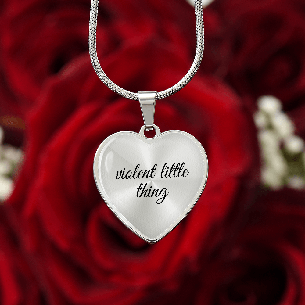 Violent Little Thing Necklace Fourth Wing Inspired Jewelry Romantasy Merch Wife Girlfriend Gift
