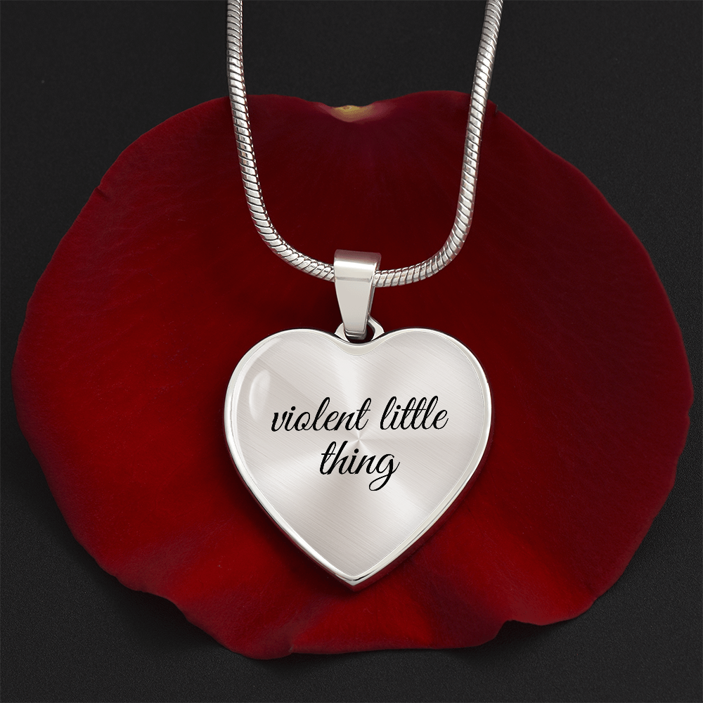 Violent Little Thing Necklace Fourth Wing Inspired Jewelry Romantasy Merch Wife Girlfriend Gift
