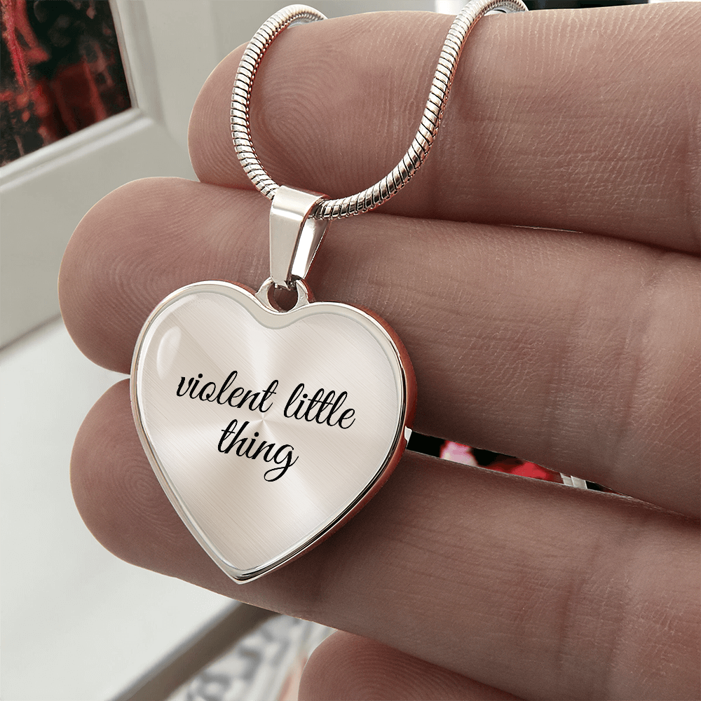 Violent Little Thing Necklace Fourth Wing Inspired Jewelry Romantasy Merch Wife Girlfriend Gift