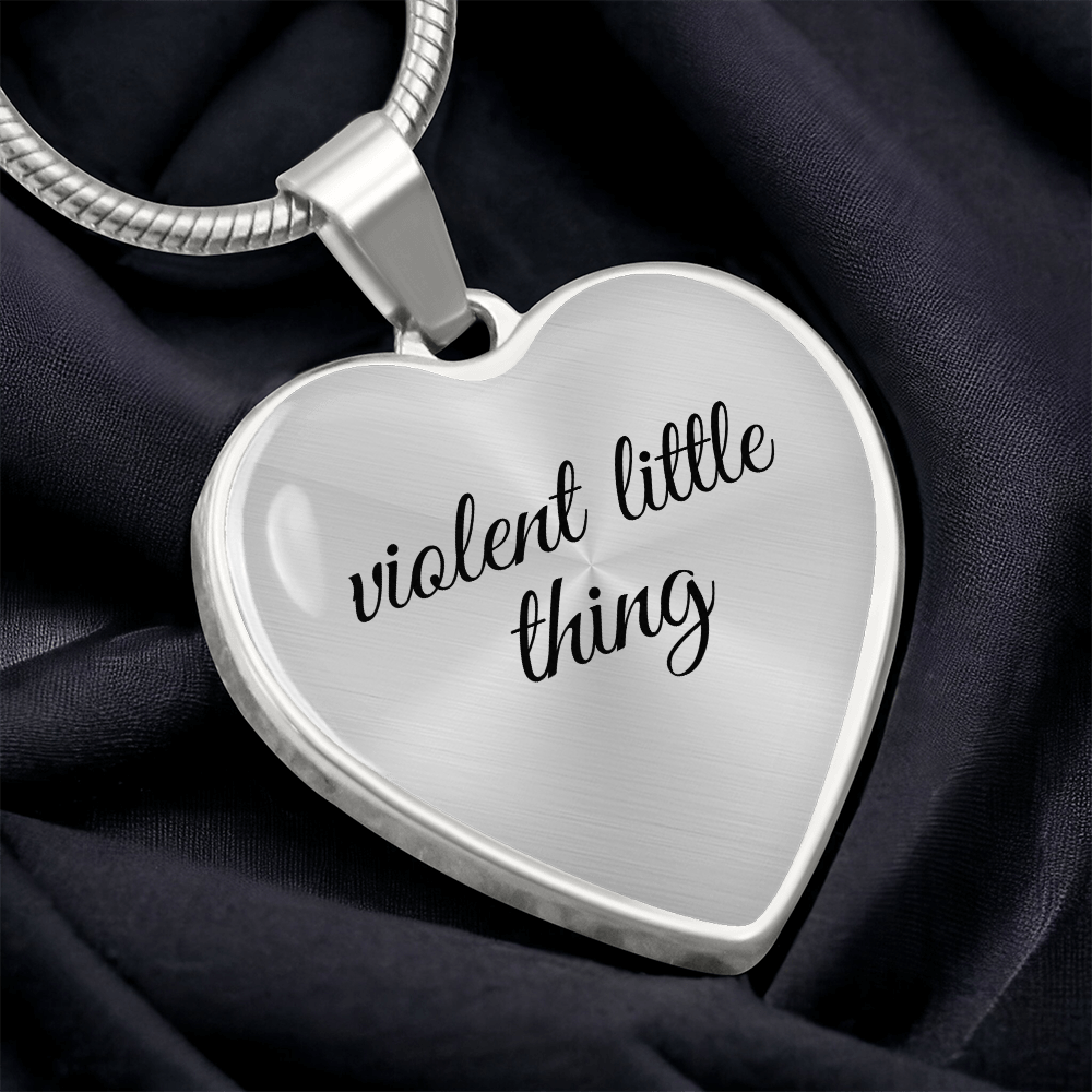 Violent Little Thing Necklace Fourth Wing Inspired Jewelry Romantasy Merch Wife Girlfriend Gift