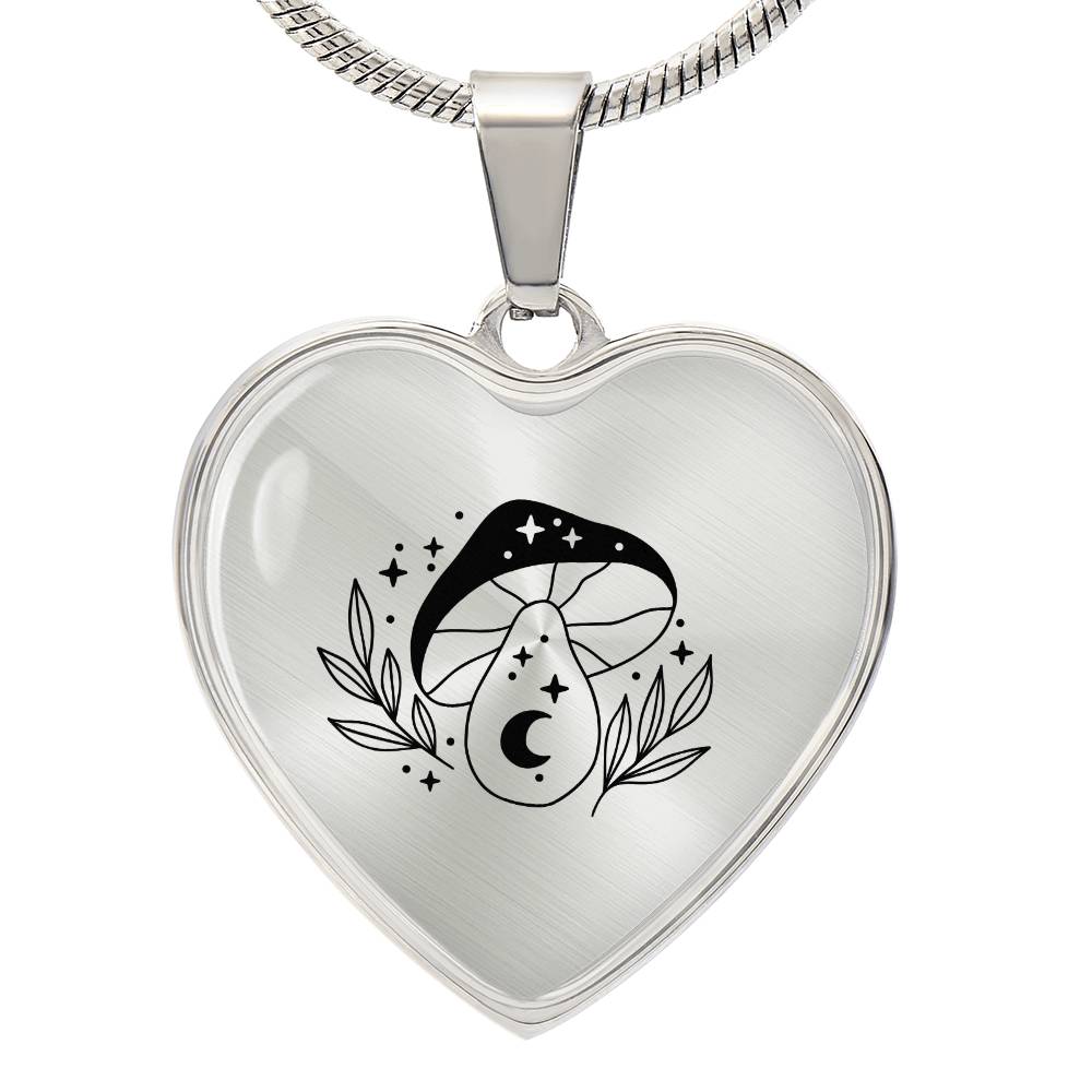 Cute Celestial Mushroom Layering Necklace