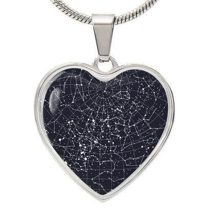 Star map pendant