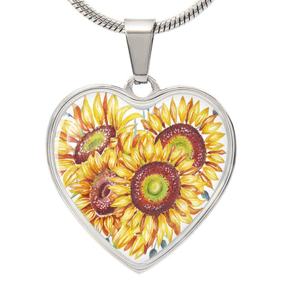 Sunflower pendant