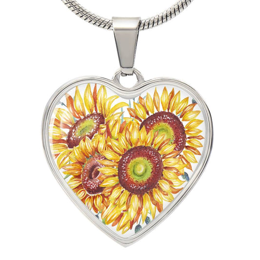 Sunflower pendant
