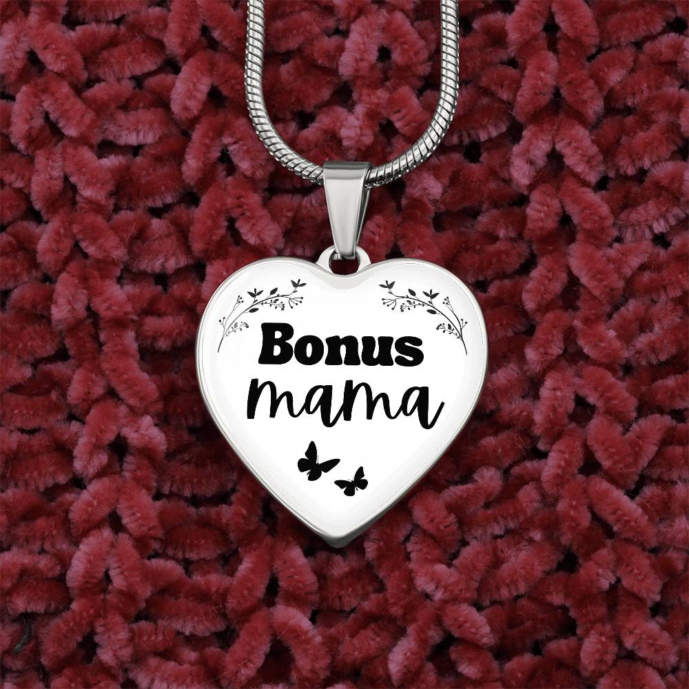 Bonus mama heart pendant
