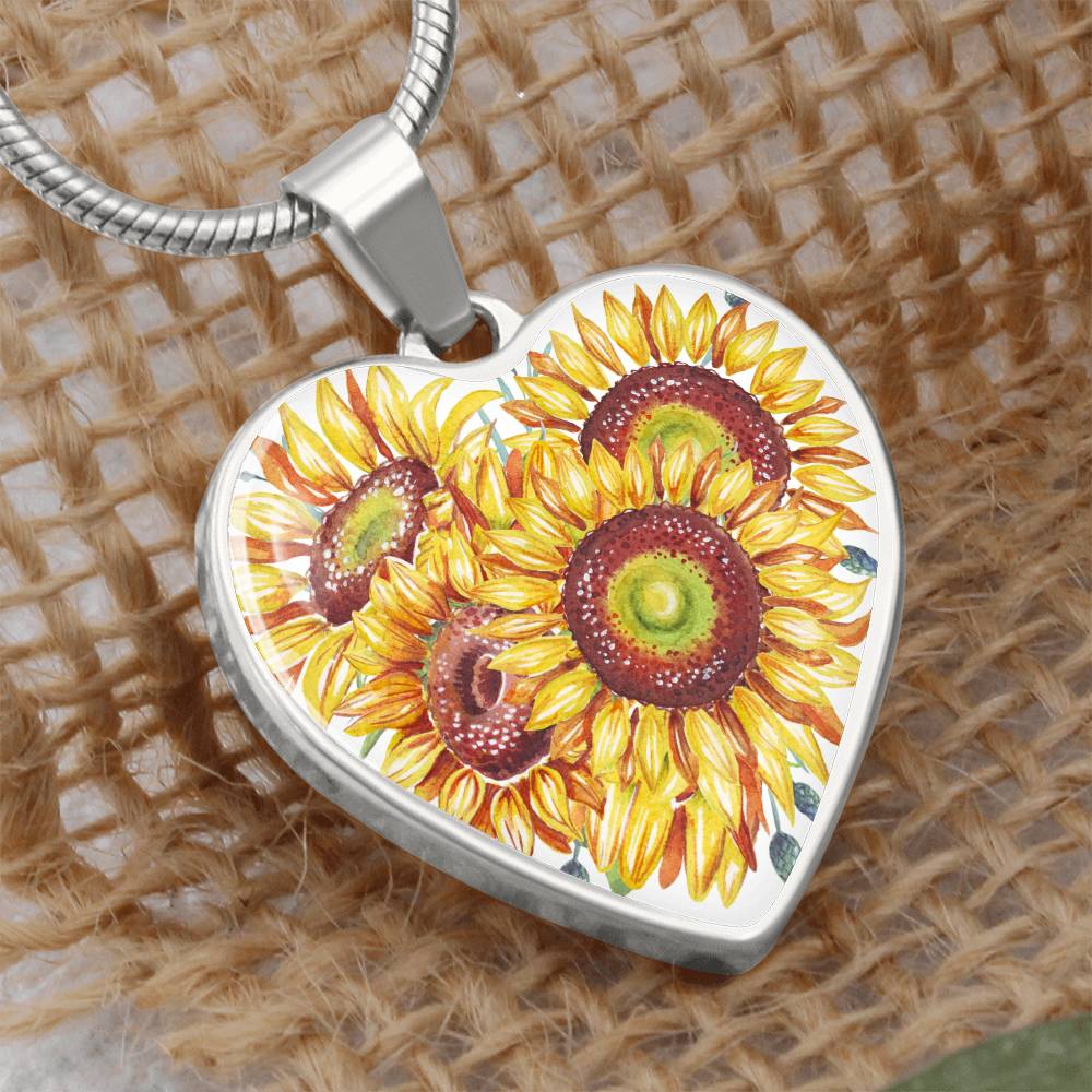Sunflower pendant