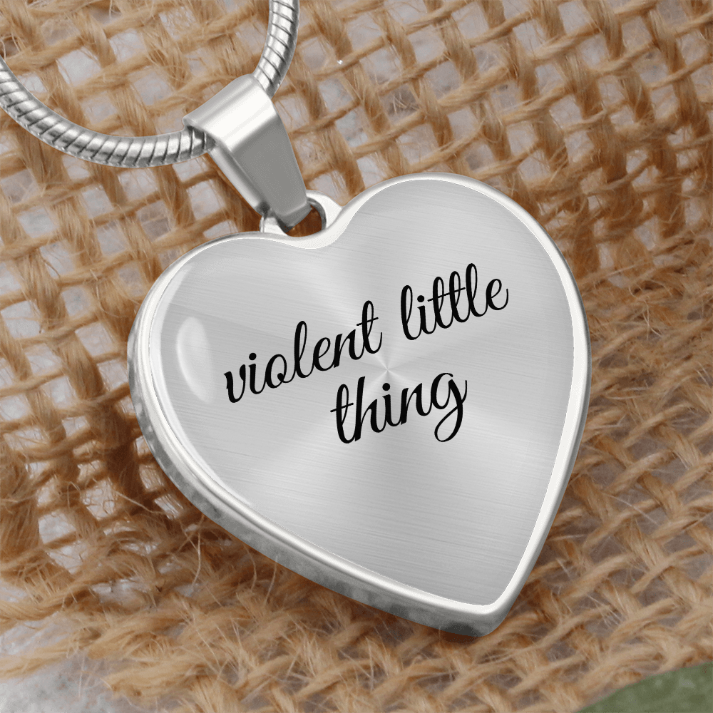 Violent Little Thing Necklace Fourth Wing Inspired Jewelry Romantasy Merch Wife Girlfriend Gift