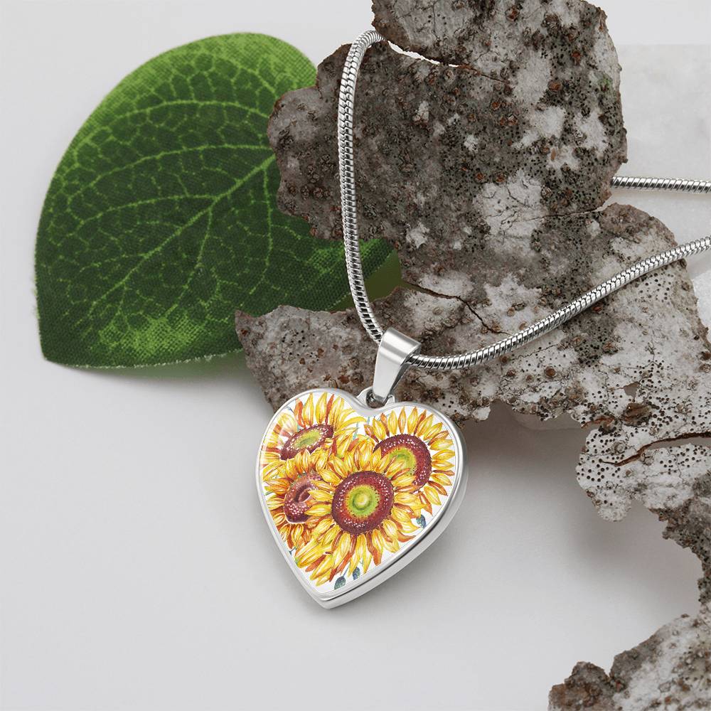 Sunflower pendant