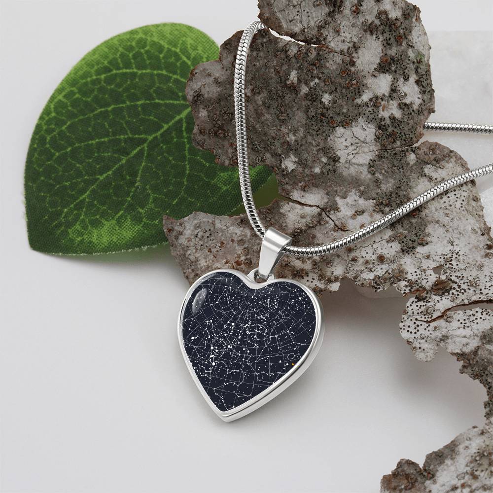Star map pendant
