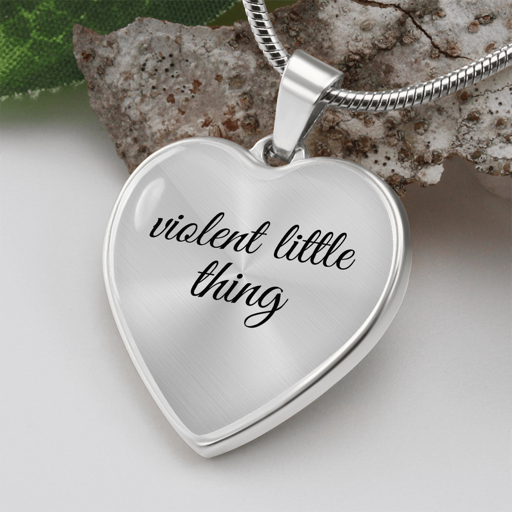 Violent Little Thing Necklace Fourth Wing Inspired Jewelry Romantasy Merch Wife Girlfriend Gift
