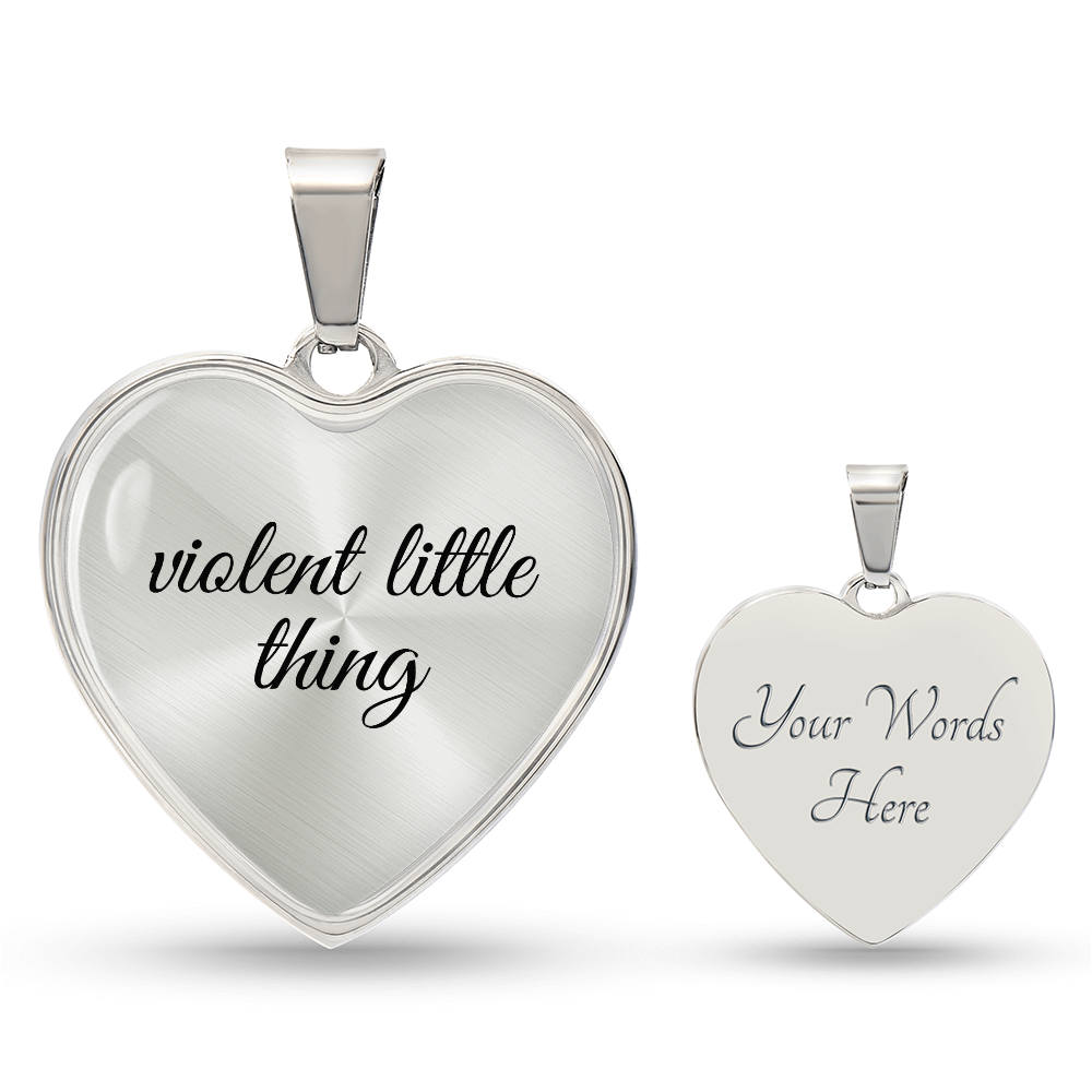 Violent Little Thing Necklace Fourth Wing Inspired Jewelry Romantasy Merch Wife Girlfriend Gift