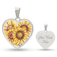 Sunflower pendant