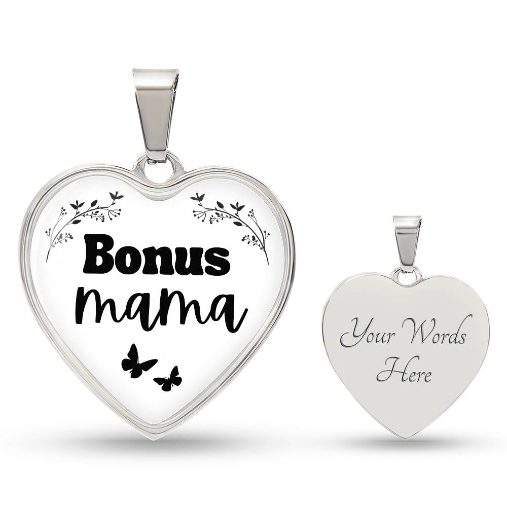 Bonus mama heart pendant
