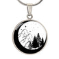 ACOTAR Necklace - Velaris Stars, Moon, Mountains | Silver or Gold | Personalize with S+N, Forever, Anniversary | Stylish Fan-Adored Jewelry!