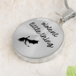 Violent Little Thing Necklace Bookish Necklace Birthday from Husband Personalized Jewelry Onyx Storm Inspired Fourth Wing Inspired