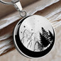 ACOTAR Necklace - Velaris Stars, Moon, Mountains | Silver or Gold | Personalize with S+N, Forever, Anniversary | Stylish Fan-Adored Jewelry!