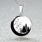 ACOTAR Necklace - Velaris Stars, Moon, Mountains | Silver or Gold | Personalize with S+N, Forever, Anniversary | Stylish Fan-Adored Jewelry!