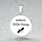 Violent Little Thing Necklace Fourth Wing Inspired Jewelry Onyx Storm Inspired Necklace Bookish Merch