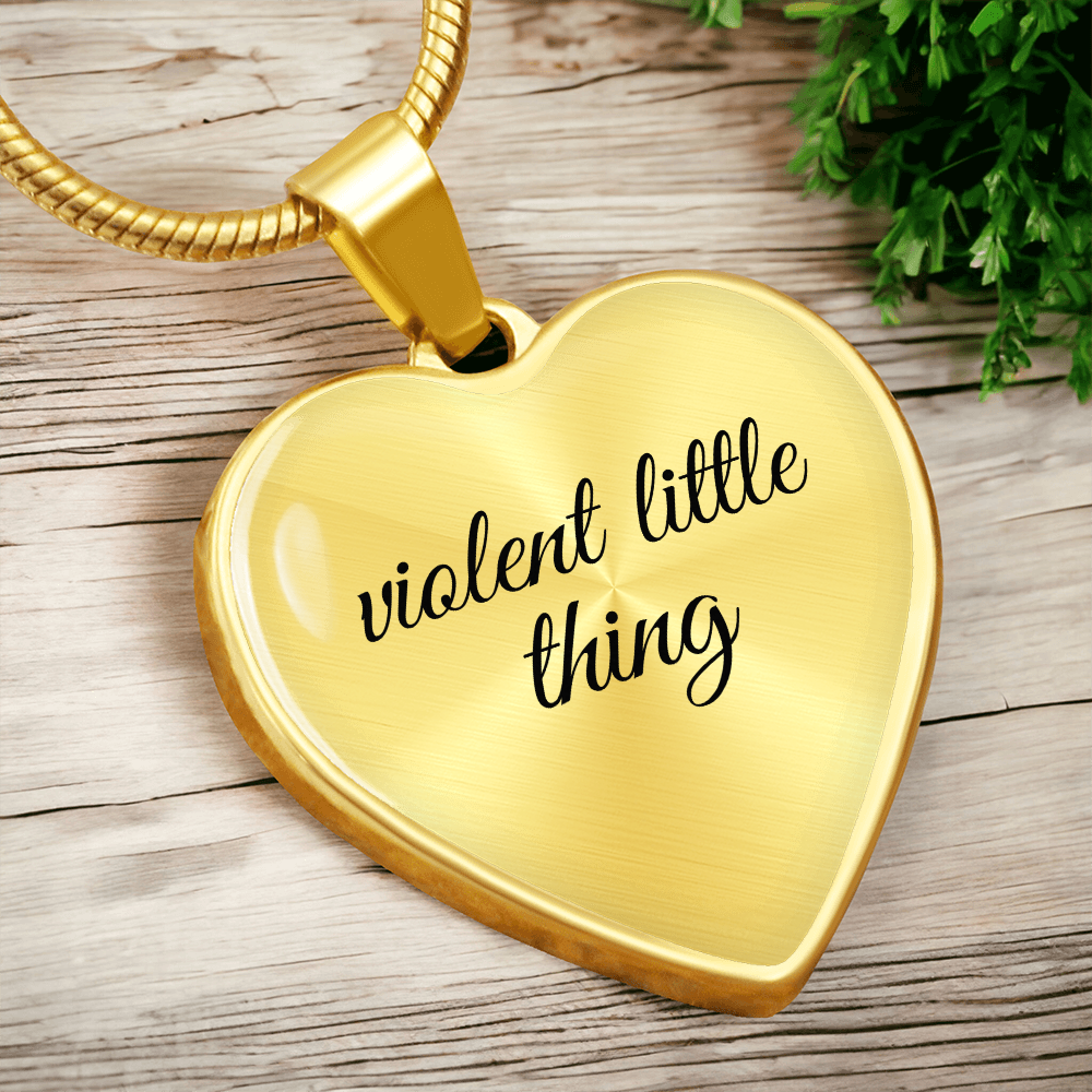Violent Little Thing Necklace Fourth Wing Inspired Jewelry Romantasy Merch Wife Girlfriend Gift