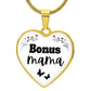 Bonus mama heart pendant