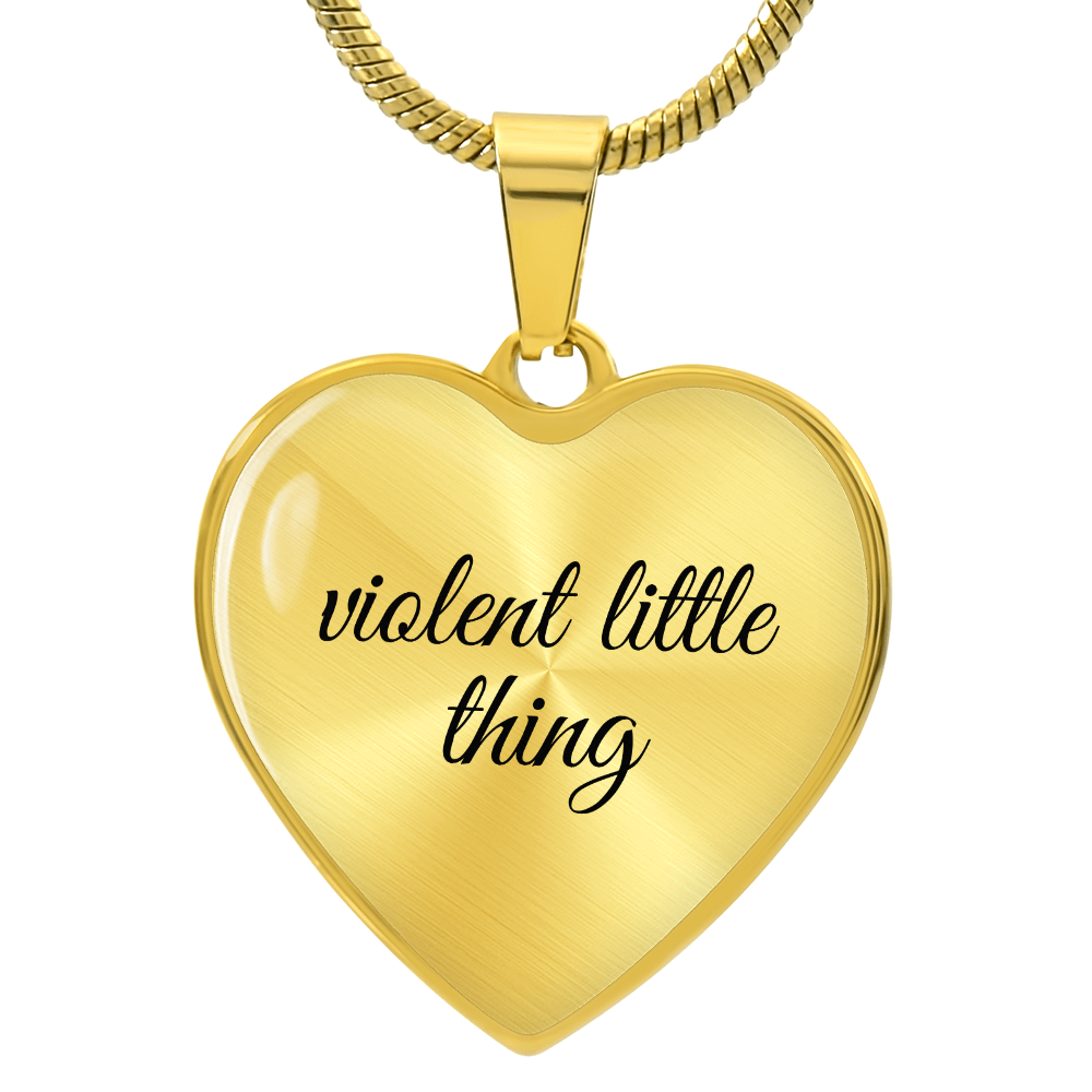 Violent Little Thing Necklace Fourth Wing Inspired Jewelry Romantasy Merch Wife Girlfriend Gift
