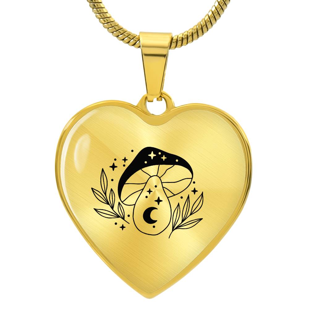 Cute Celestial Mushroom Layering Necklace