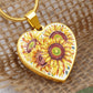 Sunflower pendant