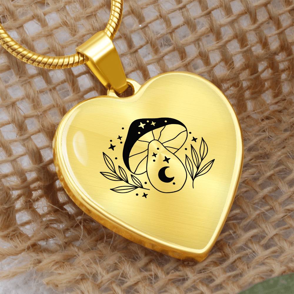 Cute Celestial Mushroom Layering Necklace