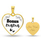Bonus mama heart pendant